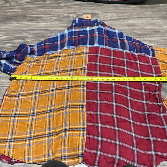 Romantic Gypsy Women's Plus Size Plaid Button Down Top Size 3X - Picture 9 of 11